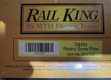 Load image into Gallery viewer, O Scale - MTH Railking 30-2123 Denver &amp; Rio Grande Rotary Snowplow D&amp;RGWOM O9436
