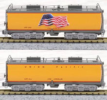 Load image into Gallery viewer, N Scale - Kato 106-085 Union Pacific Water Tender Set (2 Cars) N11944
