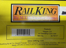 Load image into Gallery viewer, O - MTH RailKing 30-79117 Peabody Hopper Car w/ Operating Load PSL8659 O11328
