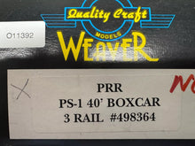 Load image into Gallery viewer, O Scale - Weaver Pennsylvania PS-1 40&#39; Single Door Boxcar PRR798364 O11392
