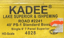 Load image into Gallery viewer, HO Scale - Kadee 4028 Lake Superior &amp; Ishpeming 40&#39; SD Boxcar LS&amp;I2241 HO11533
