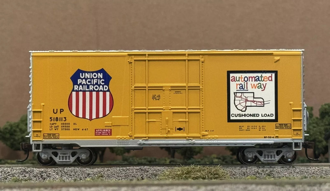 HO Scale - Athearn 76621 Union Pacific 40' Hi-Cube Boxcar UP518113 HO11531