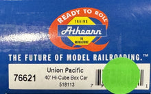 Load image into Gallery viewer, HO Scale - Athearn 76621 Union Pacific 40&#39; Hi-Cube Boxcar UP518113 HO11531
