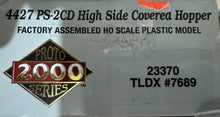 Load image into Gallery viewer, HO Scale - Proto2000 TLDX 4427 PS-2CD High Side Covered Hopper TLDX7689 HO11007
