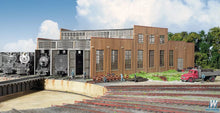 Load image into Gallery viewer, HO Scale - Walthers Cornerstone 933-2900 3 Stall Modern Engine House HO12067
