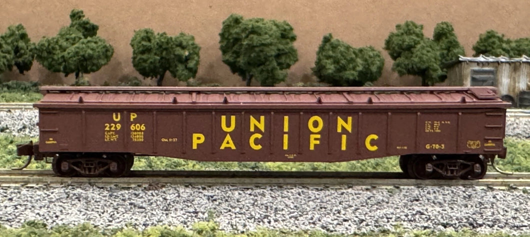 N Scale - MTL 106020 Union Pacific 50' Gondola w/ Low Cover UP229606 N11578