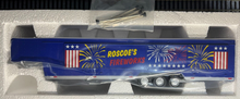 Load image into Gallery viewer, O Scale - MTH RailKing 30-50072 Roscoe&#39;s Fireworks Vendor Trailer O8767
