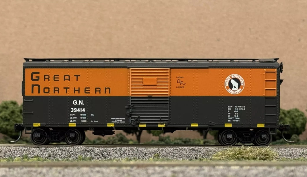 HO Scale - Bowser 41307 Great Northern 40' Single Door Boxcar GN39414 HO11491