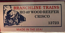 Load image into Gallery viewer, HO Scale - Branchline Trains 13723 Crisco 40&#39; Wood Reefer PGRX4061 HO7354
