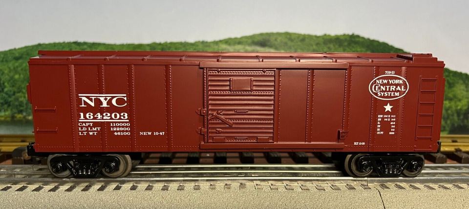 O - MTH RailKing 30-7440 New York Central 40' Single Door Boxcar NYC164203 O8786