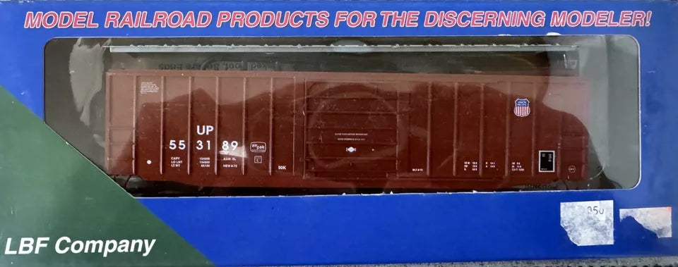 HO Scale - LBF 1263-9 Union Pacific 52' ACF Single Door Boxcar #553189 HO10773