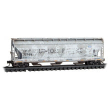 Load image into Gallery viewer, N - MTL 09444351 Union Pacific 3-Bay Covered Hopper (Weathered) UP75966 N9531
