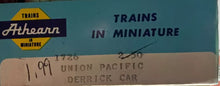 Load image into Gallery viewer, HO Scale - Athearn 1726 Union Pacific Derrick Car Kit UP50589 HO7406
