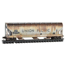 Load image into Gallery viewer, N - MTL 09446351 Union Pacific 3-Bay Covered Hopper (Weathered) UP75956 N9533
