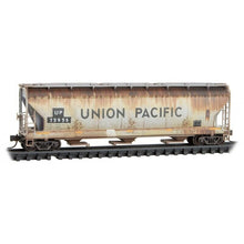 Load image into Gallery viewer, N - MTL 09446351 Union Pacific 3-Bay Covered Hopper (Weathered) UP75956 N9533
