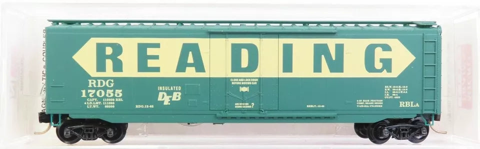 N Scale - MTL 32320 Reading 50' Plug Door Boxcar RDG17055 N11116