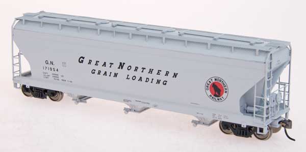 HO - Intermountain 47051-21 Great Northern 4650 3-Bay Covered Hopper GN171842 HO8357