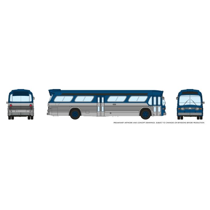 N Scale - Rapido Trains 573005 New Look Bus (New York) N6560
