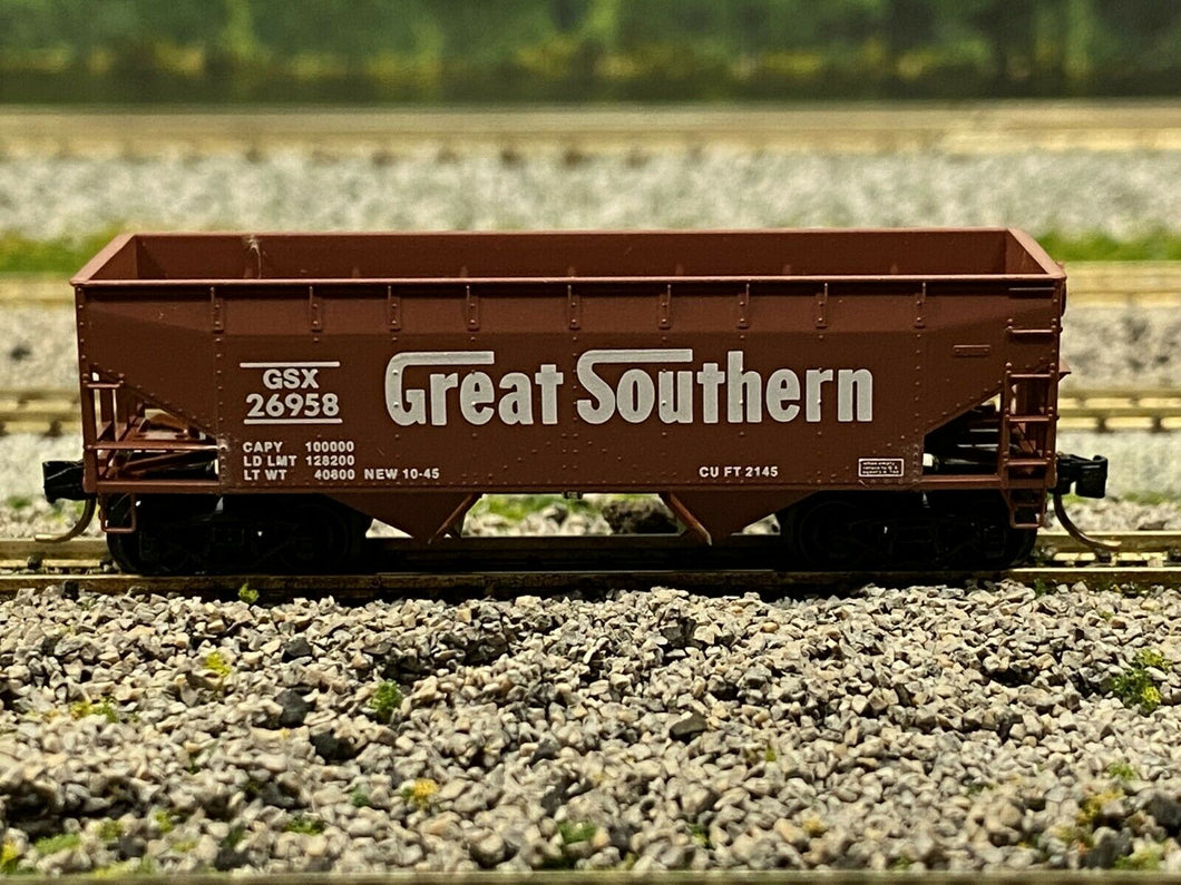N Scale - MTL Special Run Great Southern 2-Bay Hopper GSX26958 N4812
