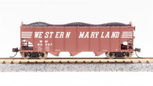 Load image into Gallery viewer, N Scale - Broadway Limited BLI7157 Western Maryland 3-Bay Hopper WM80307 N6967
