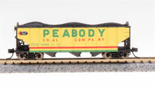 Load image into Gallery viewer, N Scale - Broadway Limited BLI7162 Peabody Coal 3-Bay Hopper w/ Load PCCX9485 N7018
