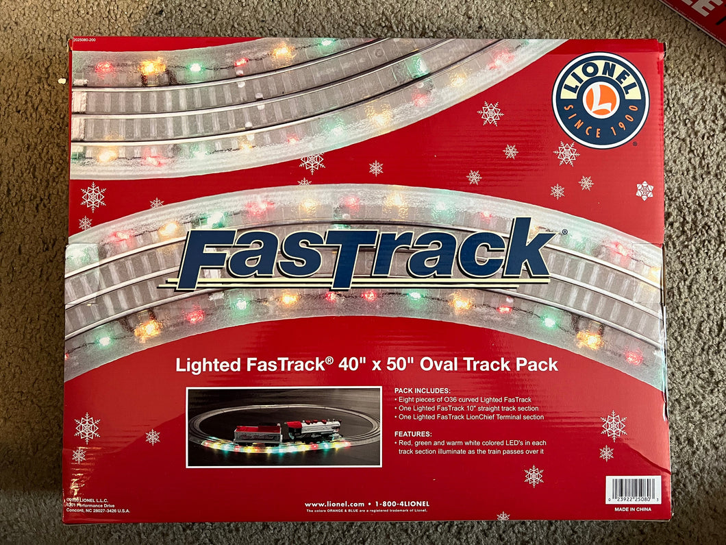 O Scale - Lionel 2025080 Lighted Fastrack 40