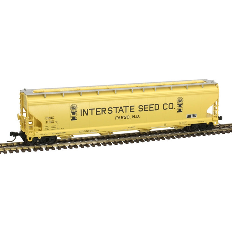 N Scale - Atlas 50006021 Interstate Seed Co. ACF 5701 Centerflow Hopper CRDX1060 N7258