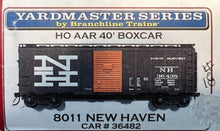 Load image into Gallery viewer, HO Scale- Branchline Trains 8011 New Haven 40&#39; Single Door Boxcar NH36482 HO6793
