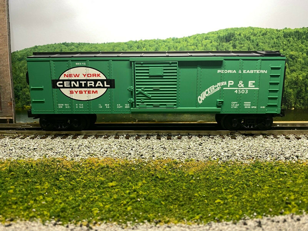 O Scale- MTH RailKing 30-7414 New York Central Single Door Boxcar P&E 4503 O2578