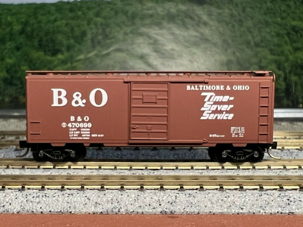 N Scale - MTL 20346/1 Baltimore & Ohio 40' Single Door Boxcar B&O 470699 N6075