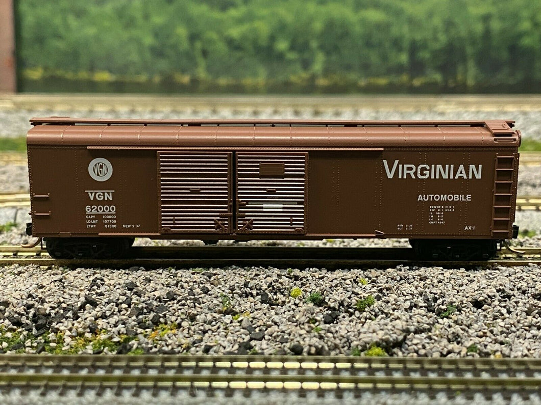 N Scale - MTL 79050 Virginian 40' Wagon Top Double Door Boxcar VGN62000 N5147