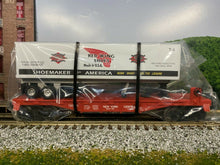 Load image into Gallery viewer, O Scale- Lionel 6-16953 New York Central Flatcar w/ Red Wing Shoes Trailer O5226
