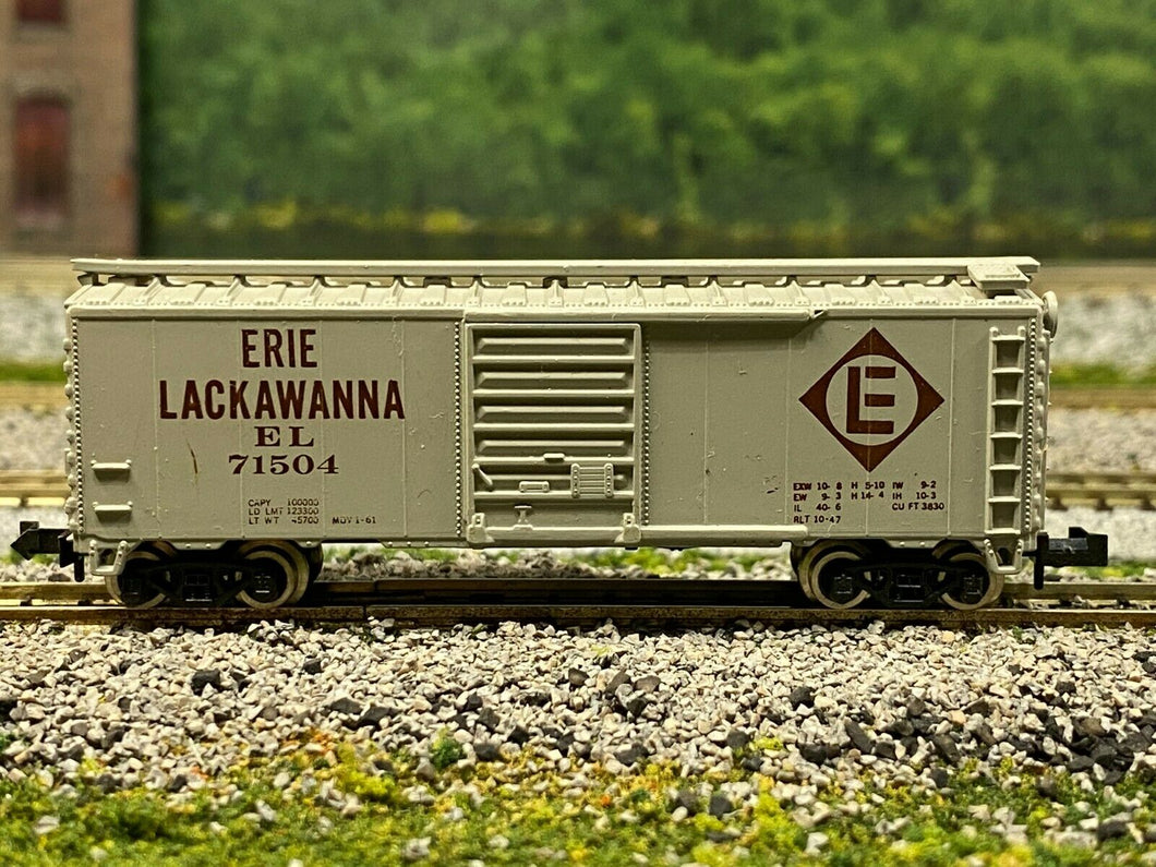 N Scale - Atlas Erie Lackawanna 40' Single Door Boxcar EL 71504 N4330