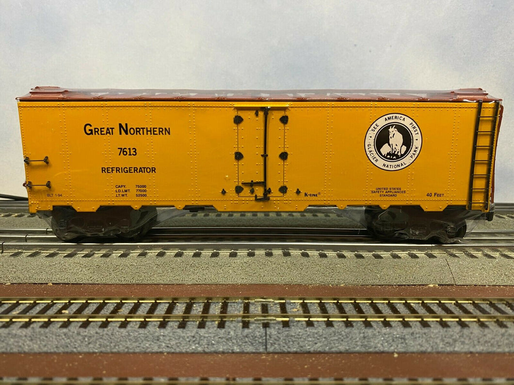 O Scale - K-Line K-7613 Great Northern Scale Classic Reefer #7613 O5522