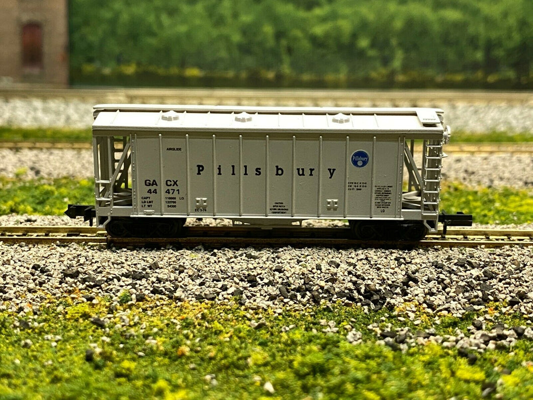 N Scale - Atlas 3864 Pillsbury 40' GATX Airslide Hopper GACX 44471 N2582