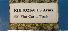 Load image into Gallery viewer, HO Scale - Rock Island Hobbies 032160 US Army 50&#39; Flatcar w/ Tank HO5375
